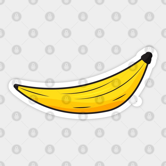 Banana Illustrative Sticker by niclothing